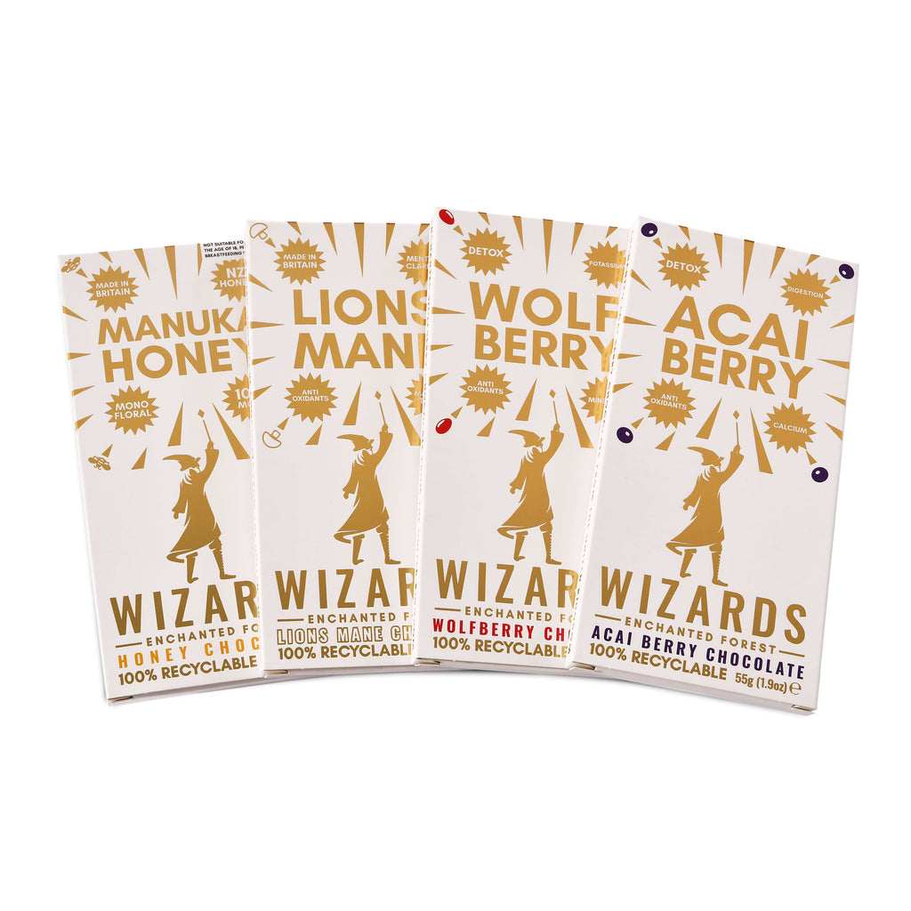 Imagen del producto Wizards Magic - Selección de Bosque Encantado Chocolate 4 tabletas