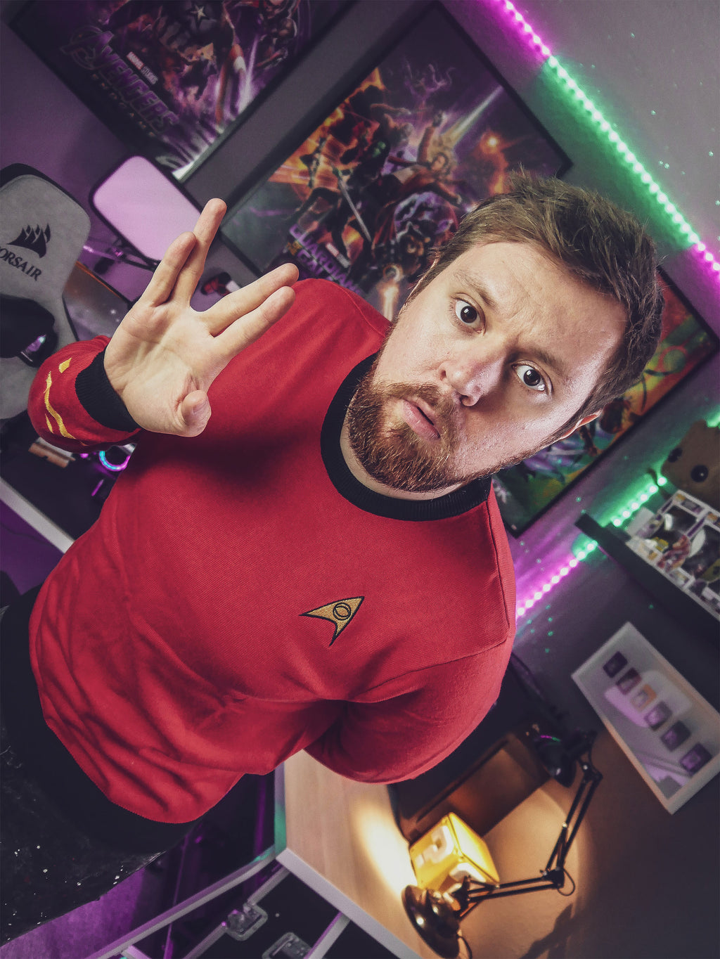 Imagen del producto Star Trek - Jersey de punto con uniforme de Scotty rojo