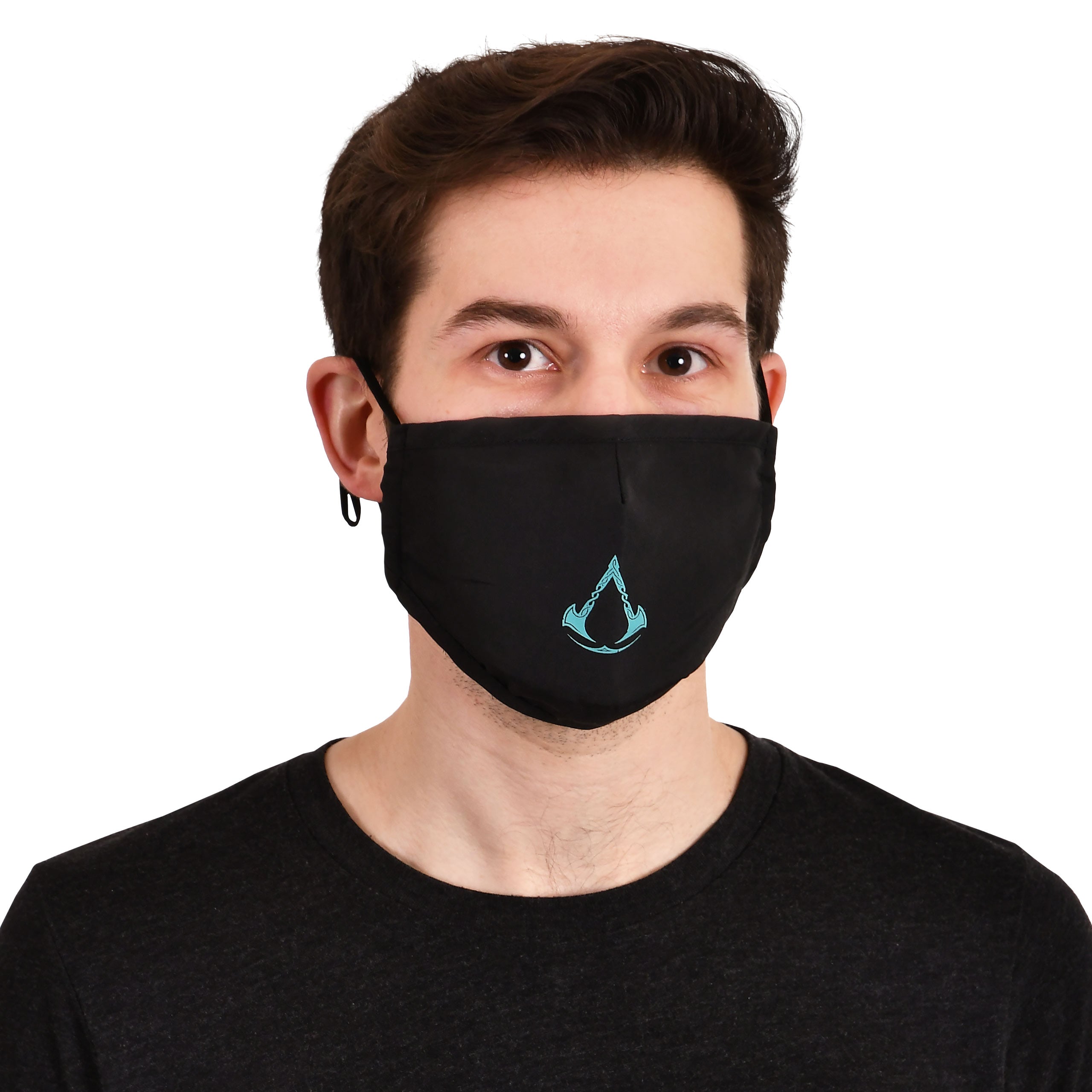 Imagen del producto Assassin's Creed - Máscara facial negra con logo de Valhalla