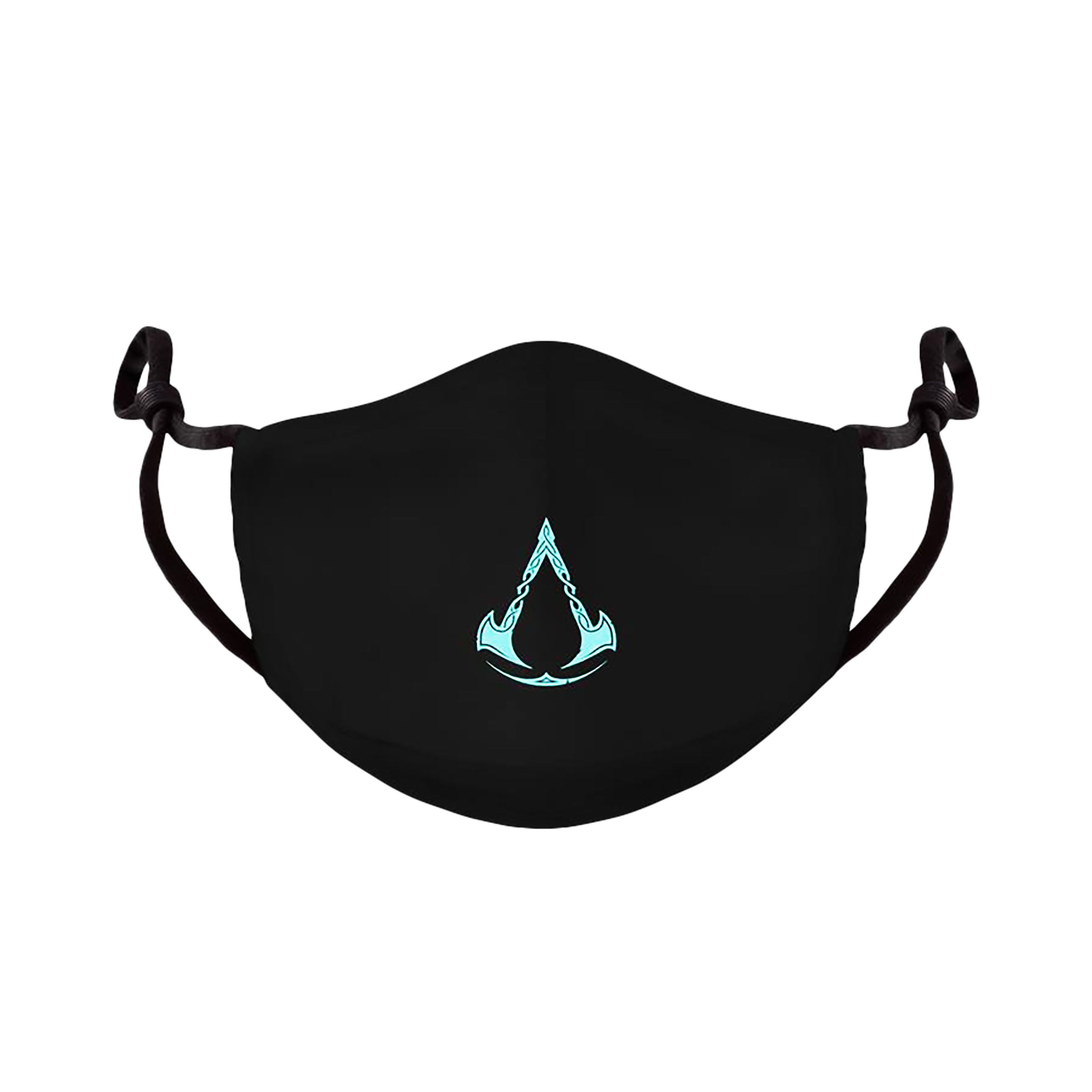 Imagen del producto Assassin's Creed - Máscara facial negra con logo de Valhalla