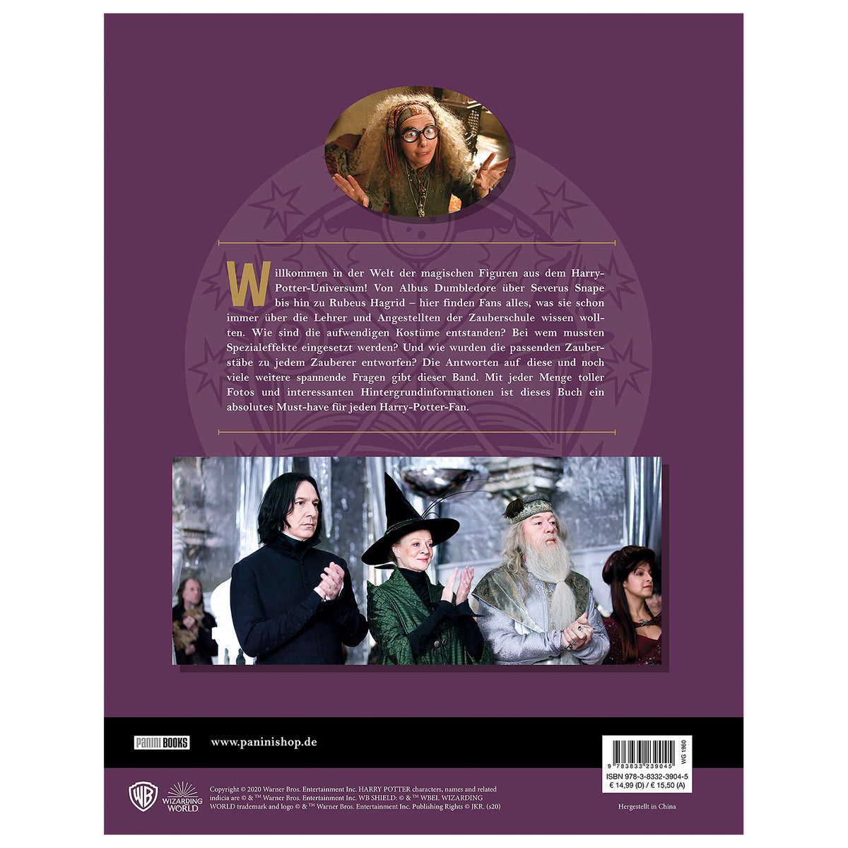 Imagen del producto Harry Potter Filmwelt - Todo sobre los profesores de Hogwarts