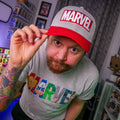 Imagen del producto Marvel - Gorra Base de Logo gris-rojo