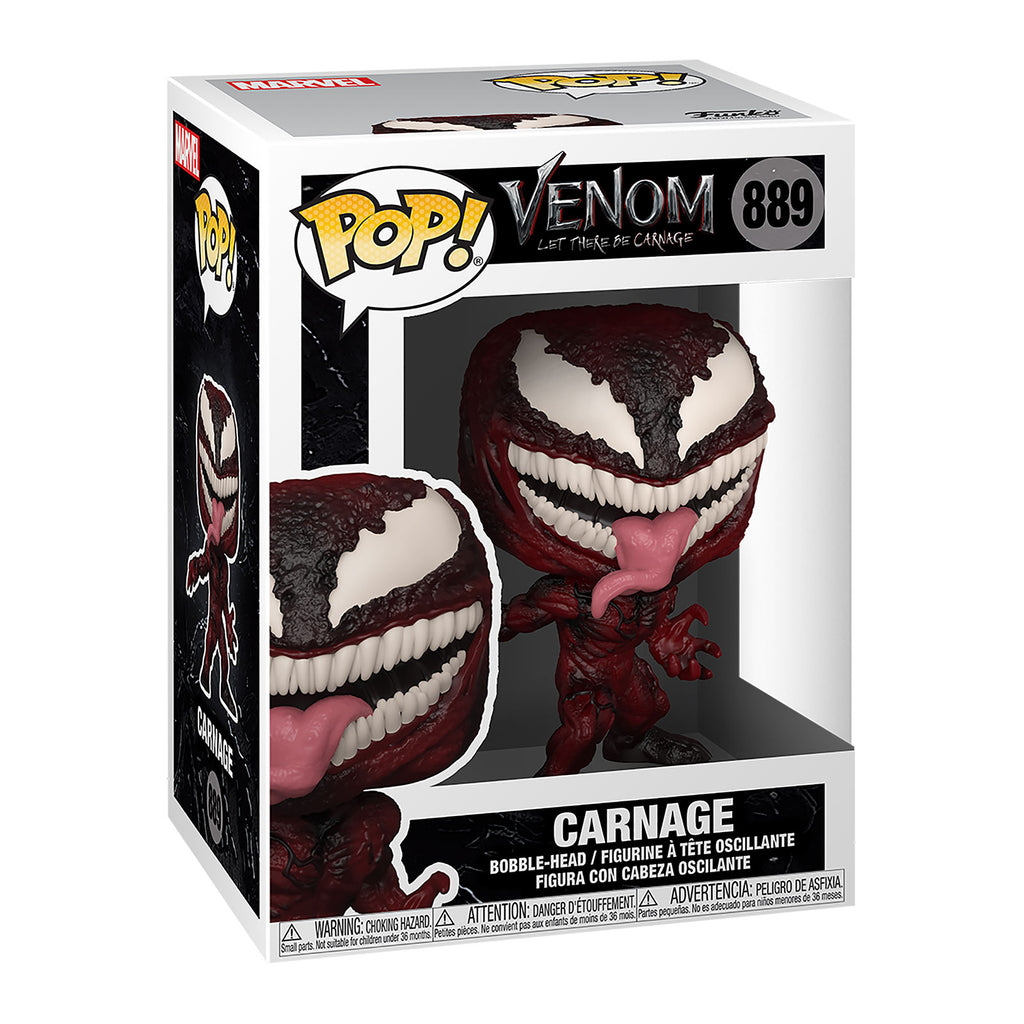 Imagen del producto Marvel - Figura Funko Pop de Carnage con cabeza oscilante