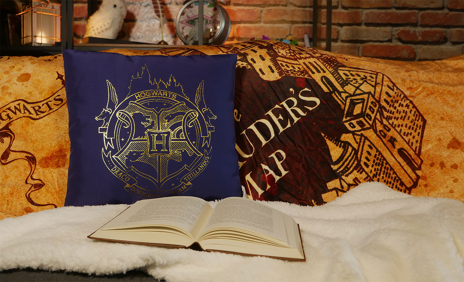 Imagen del producto Harry Potter - Cojín Hogwarts Azul