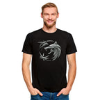 Imagen del producto Witcher - Camiseta Emblema de Lobo negra
