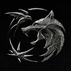 Imagen del producto Witcher - Camiseta Emblema de Lobo negra