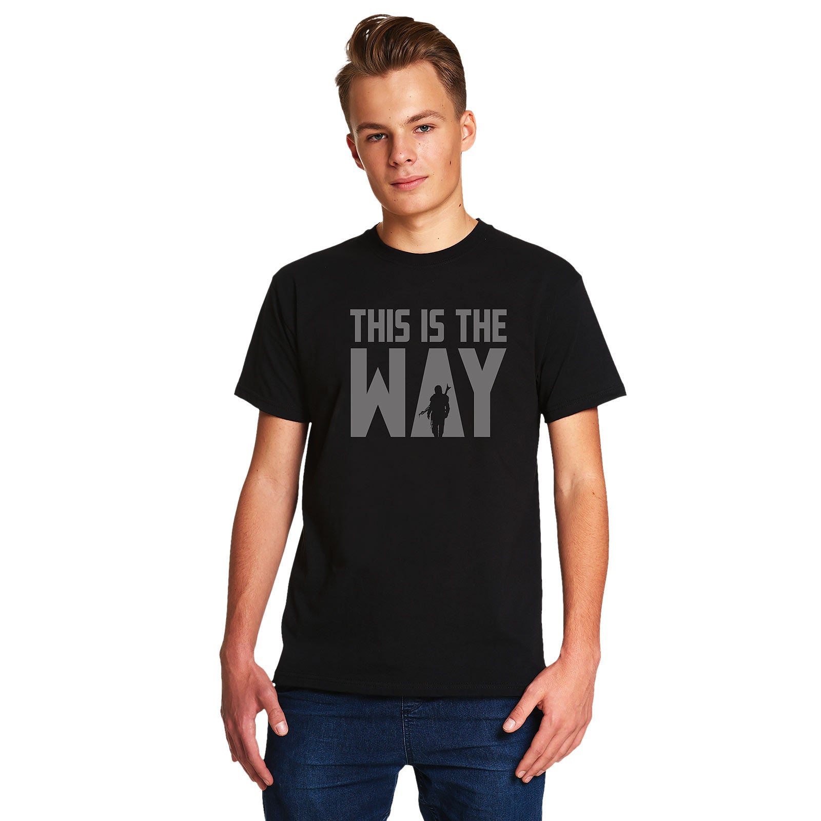 Imagen del producto Camiseta The Way para fans de Star Wars negra