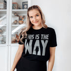 Imagen del producto Camiseta The Way para fans de Star Wars negra