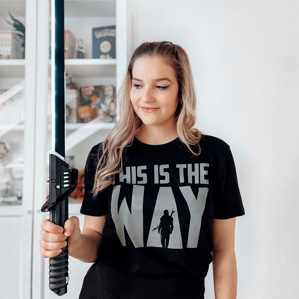 Imagen del producto Camiseta The Way para fans de Star Wars negra