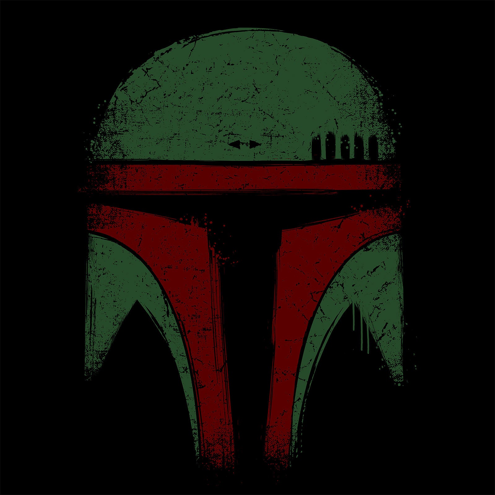 Product image Boba Face T-Shirt for Star Wars Fans Black
