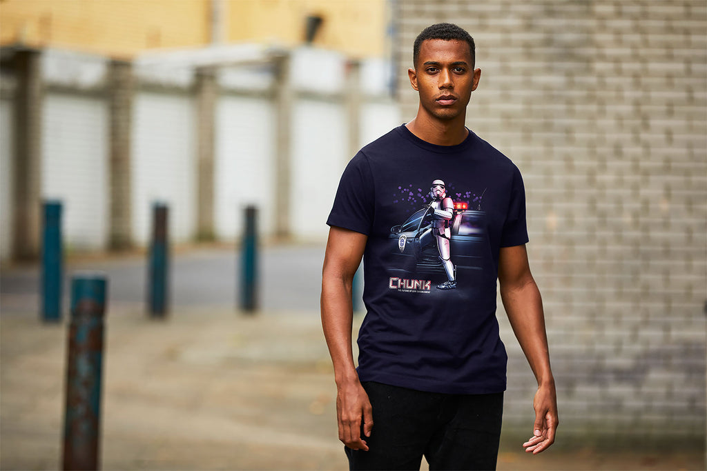 Imagen del producto Camiseta Robo Chunk para fans de Star Wars azul