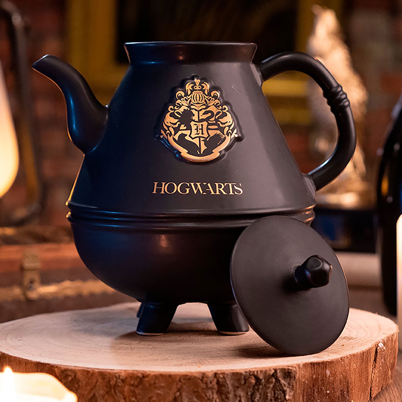 Imagen del producto Harry Potter - Set de té de caldero con escudo de Hogwarts