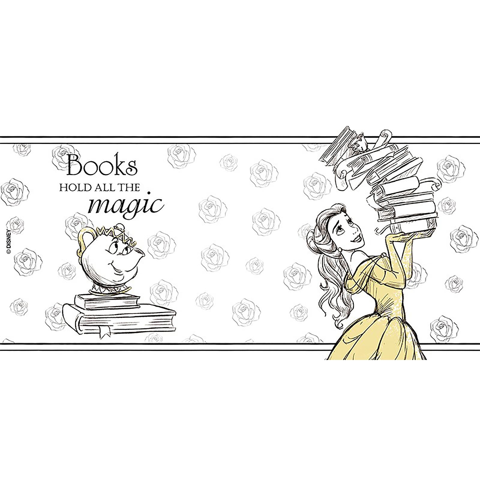 Imagen del producto La Bella y la Bestia - Taza Books Hold Magic