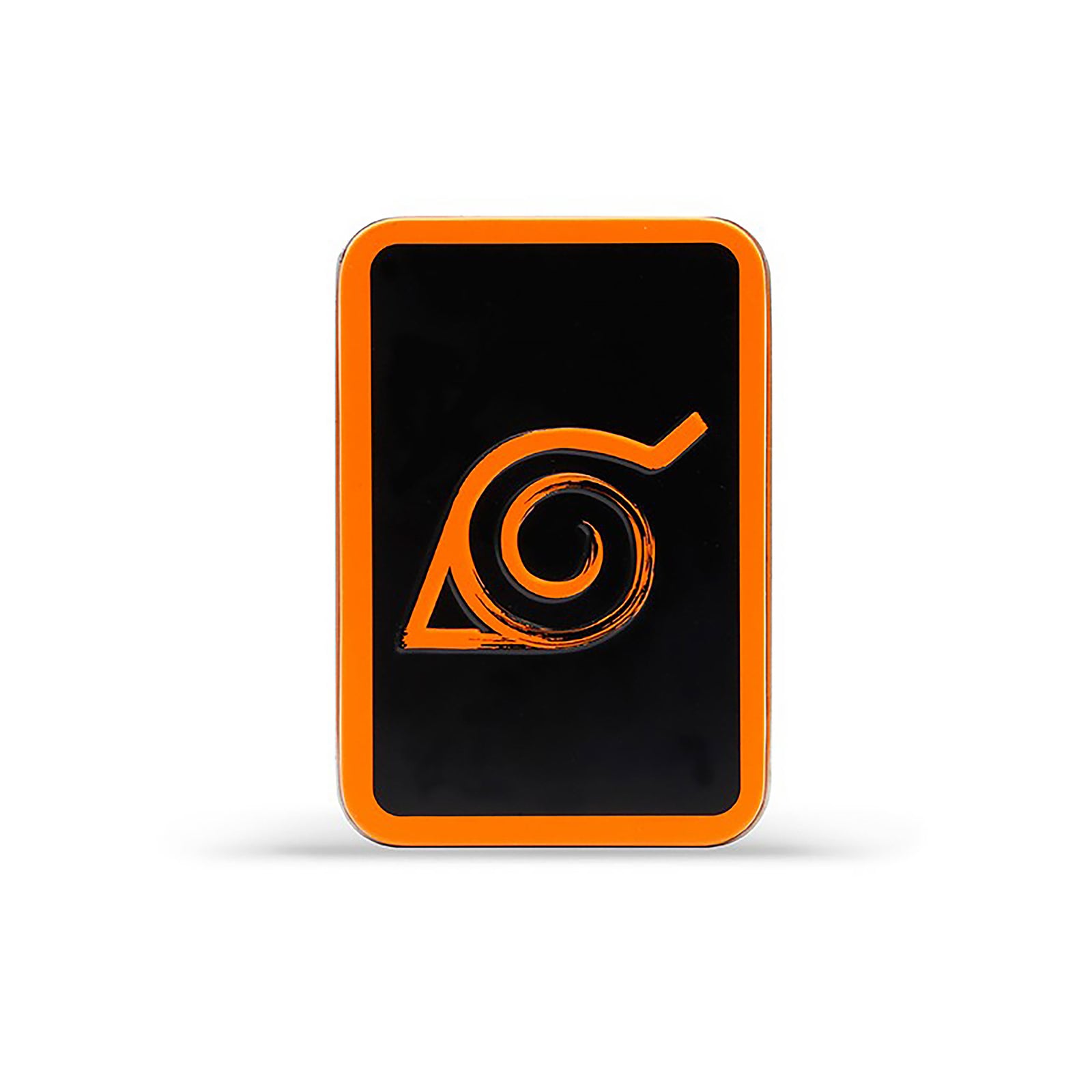 Imagen del producto Naruto Shippuden - Tarjetas de juego con símbolo de Konoha en caja de metal