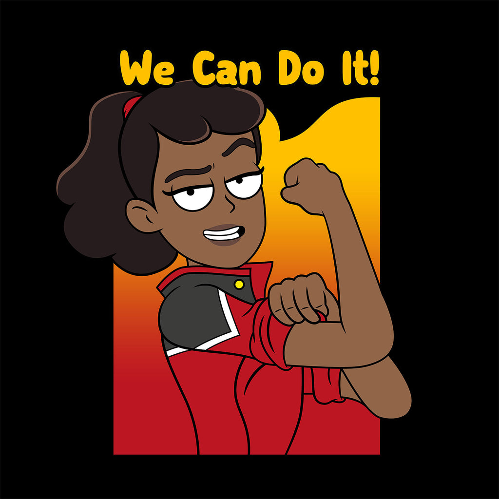 Imagen del producto ¡Lower Decks Do It! Camiseta para fans de Star Trek negra