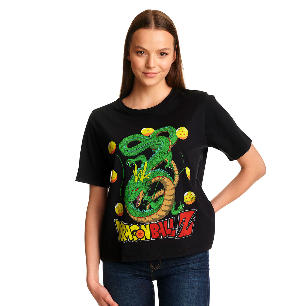 Imagen del producto Dragon Ball Z - Camiseta de mujer Shenlong negra