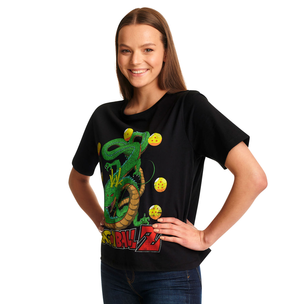 Imagen del producto Dragon Ball Z - Camiseta de mujer Shenlong negra