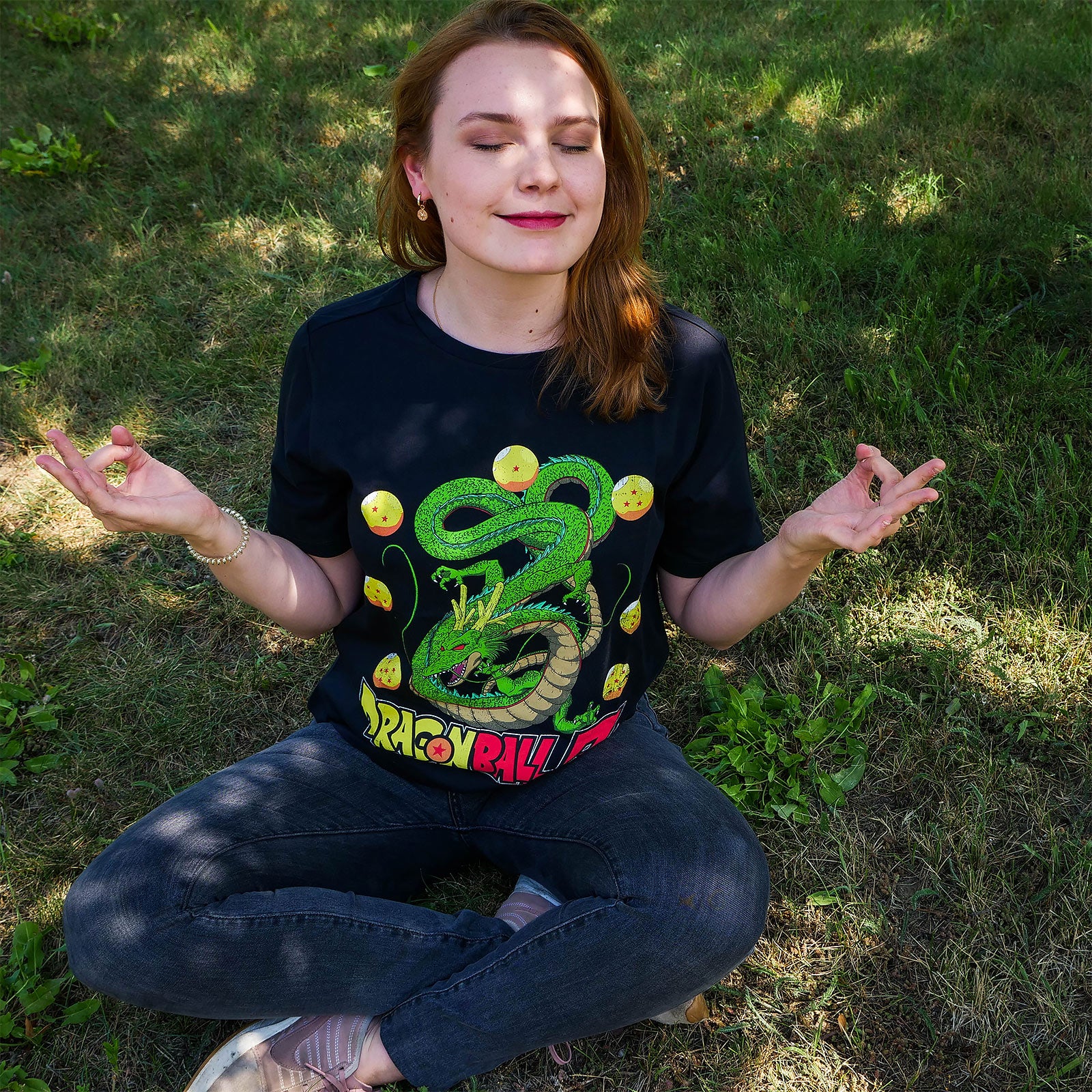 Imagen del producto Dragon Ball Z - Camiseta de mujer Shenlong negra