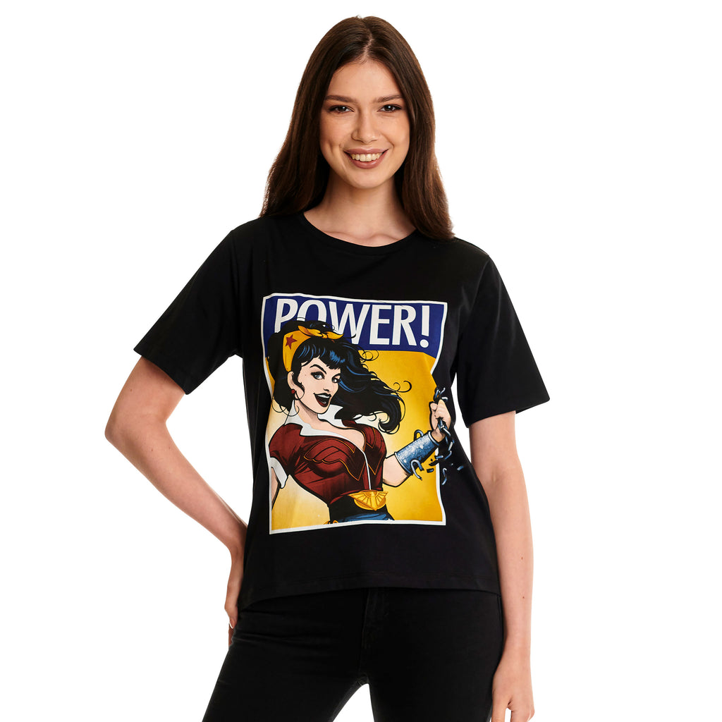 Imagen del producto Wonder Woman - ¡Podemos hacerlo! Camiseta de mujer negra