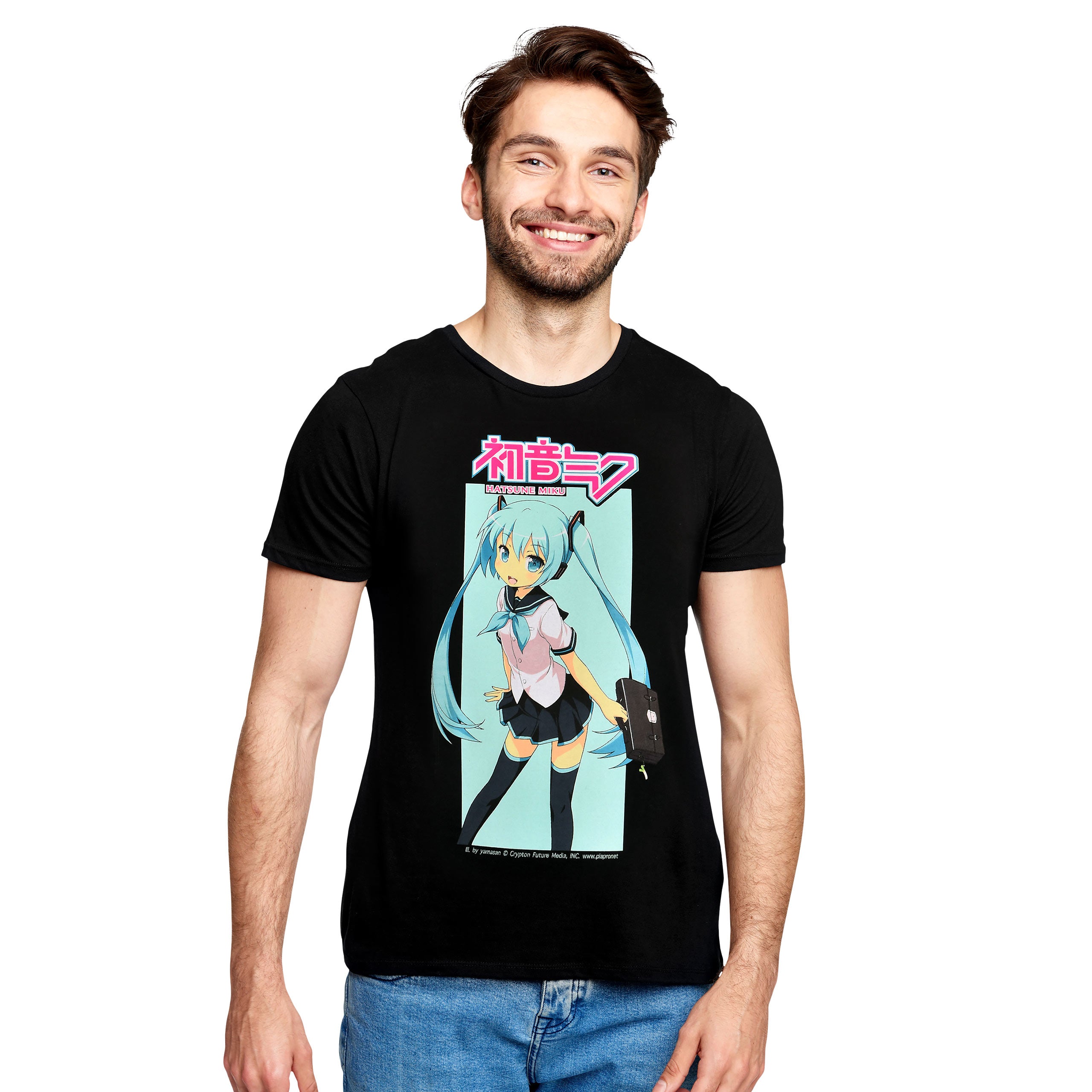 Imagen del producto Hatsune Miku - Camiseta Ready For Business negra