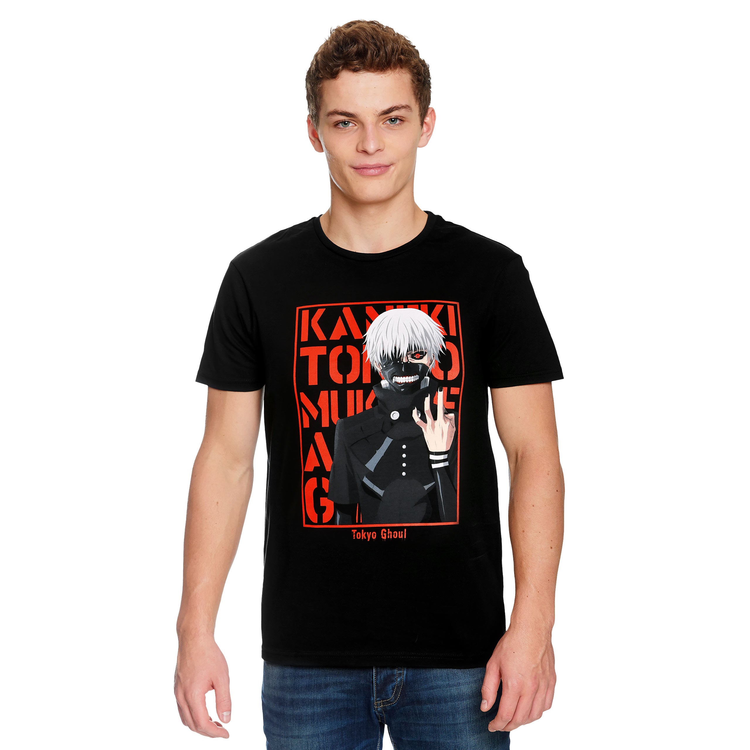 Imagen del producto Tokyo Ghoul - Camiseta negra 'Kaneki's Ready'