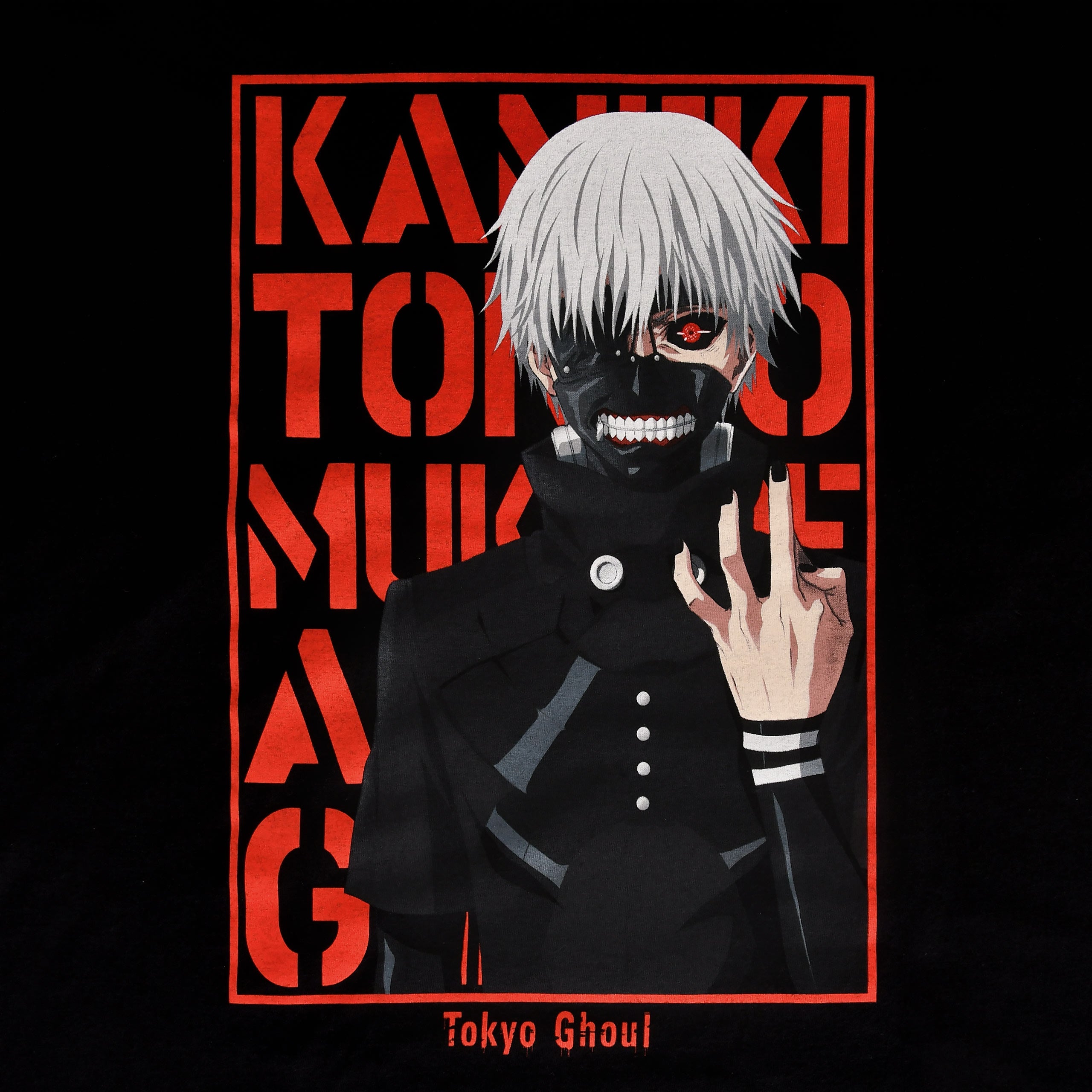 Imagen del producto Tokyo Ghoul - Camiseta negra 'Kaneki's Ready'