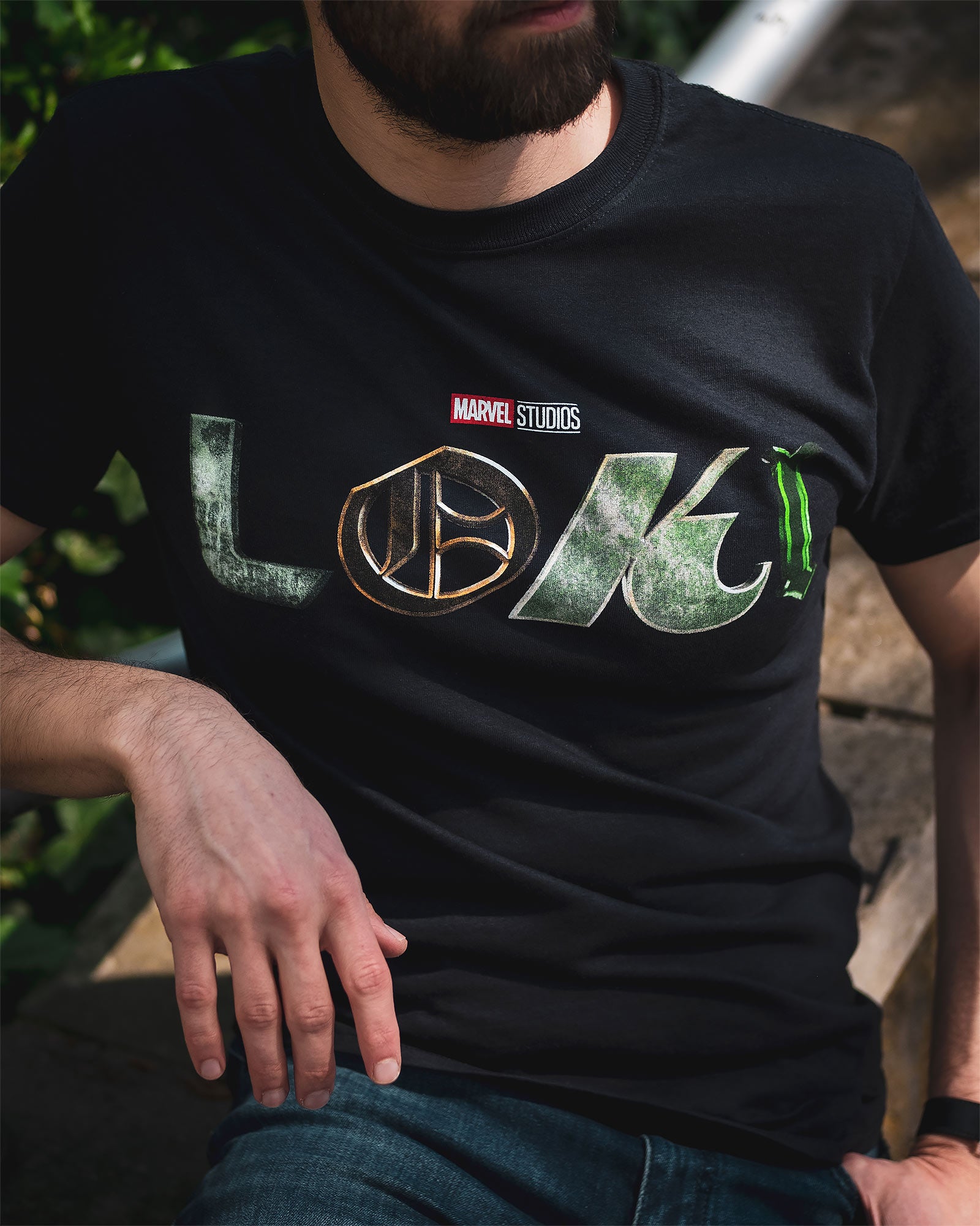Imagen del producto Loki - Camiseta con logo negra