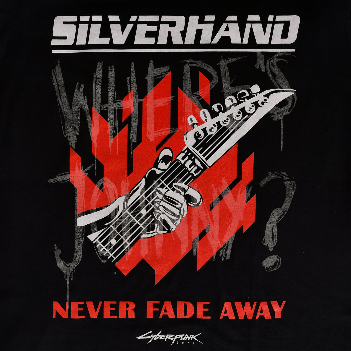 Product image Cyberpunk 2077 - Johnny Fade Glow in the Dark T-Shirt black