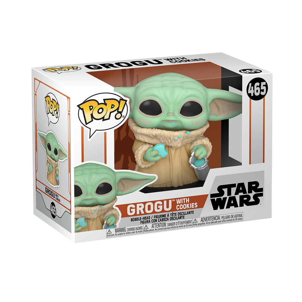 Imagen del producto Figura Funko Pop de Grogu con galleta - Star Wars The Mandalorian