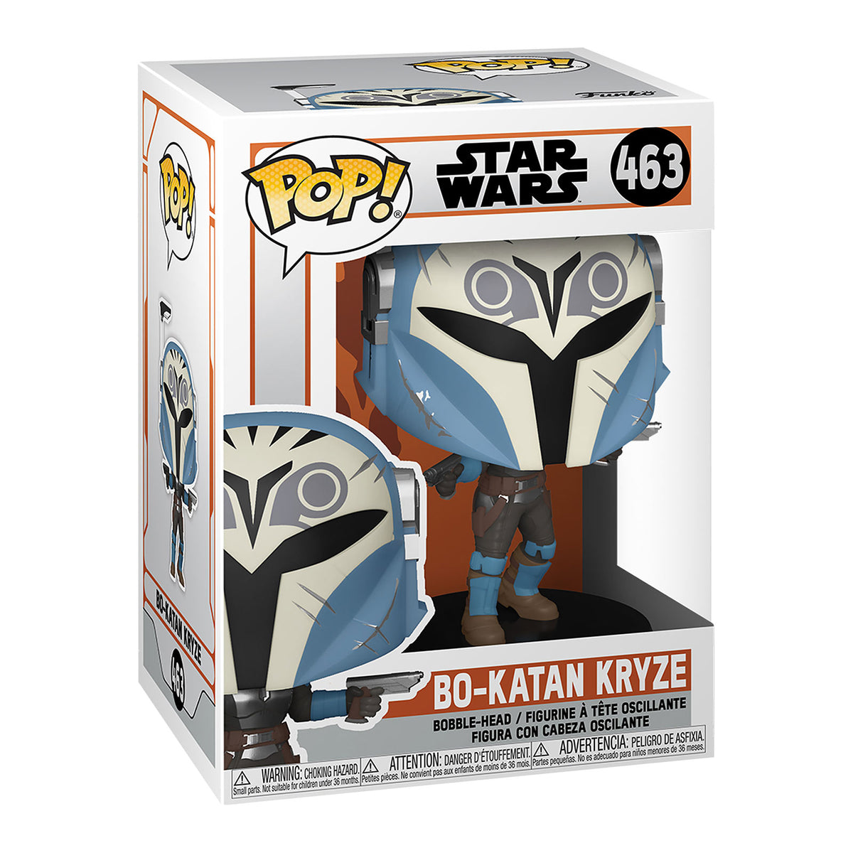 Imagen del producto Figura Funko Pop con cabeza móvil de Bo-Katan Kryze - Star Wars The Mandalorian