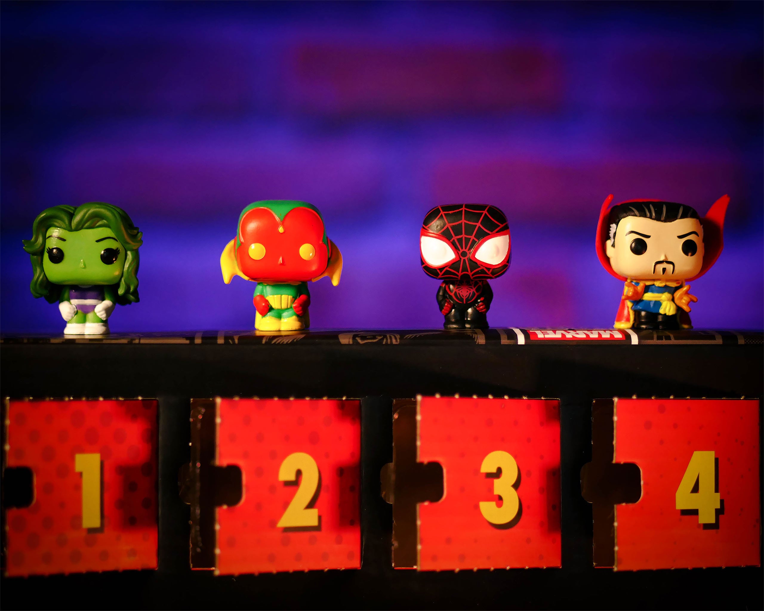 Imagen del producto Marvel - Calendario de Adviento Funko Pocket Pop