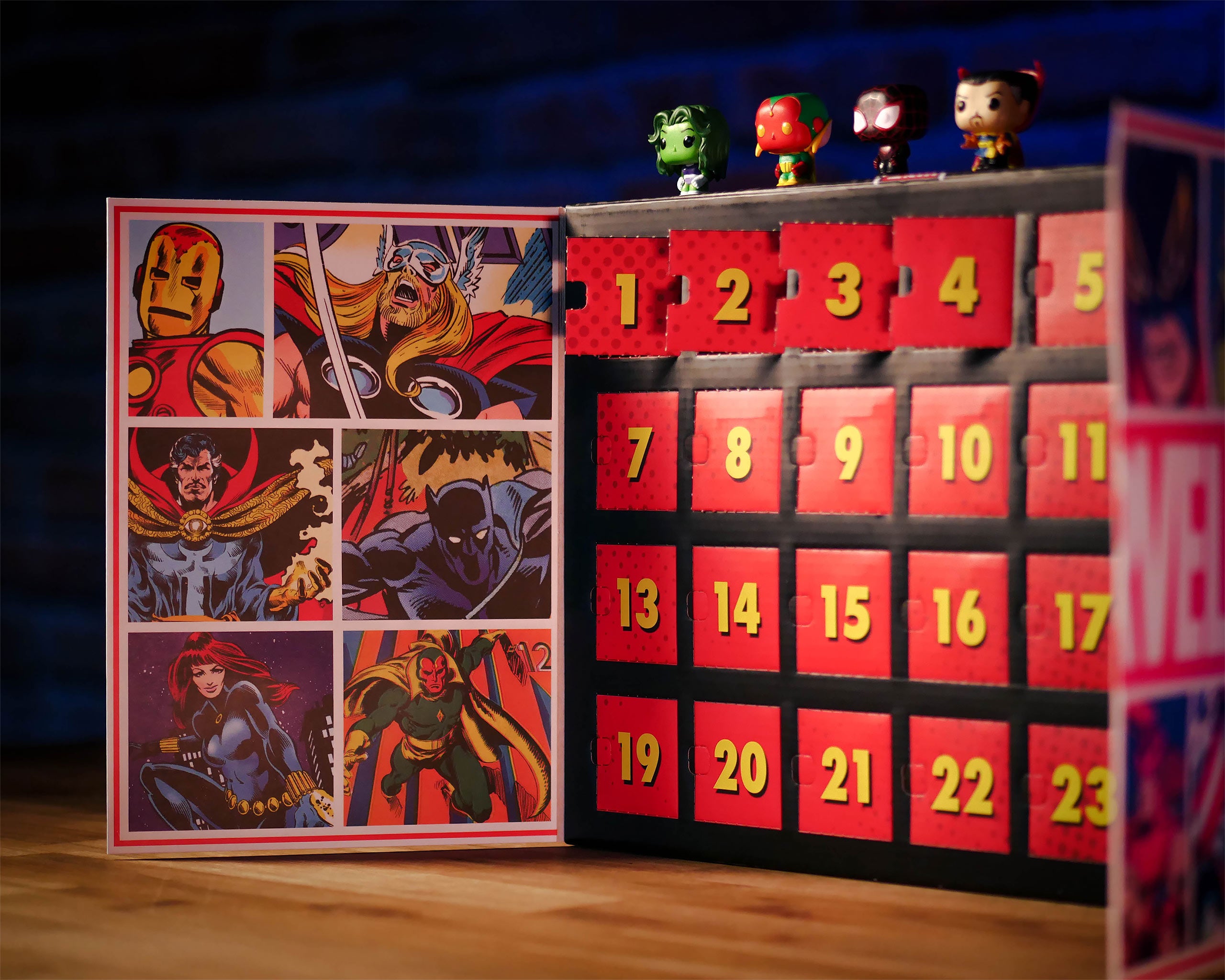 Imagen del producto Marvel - Calendario de Adviento Funko Pocket Pop