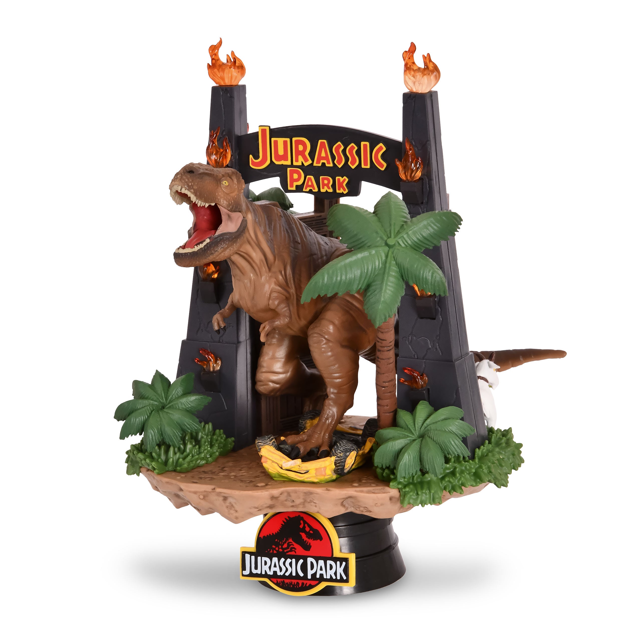 Imagen del producto Jurassic Park - Diorama de la Puerta del Parque con Efectos de Luz