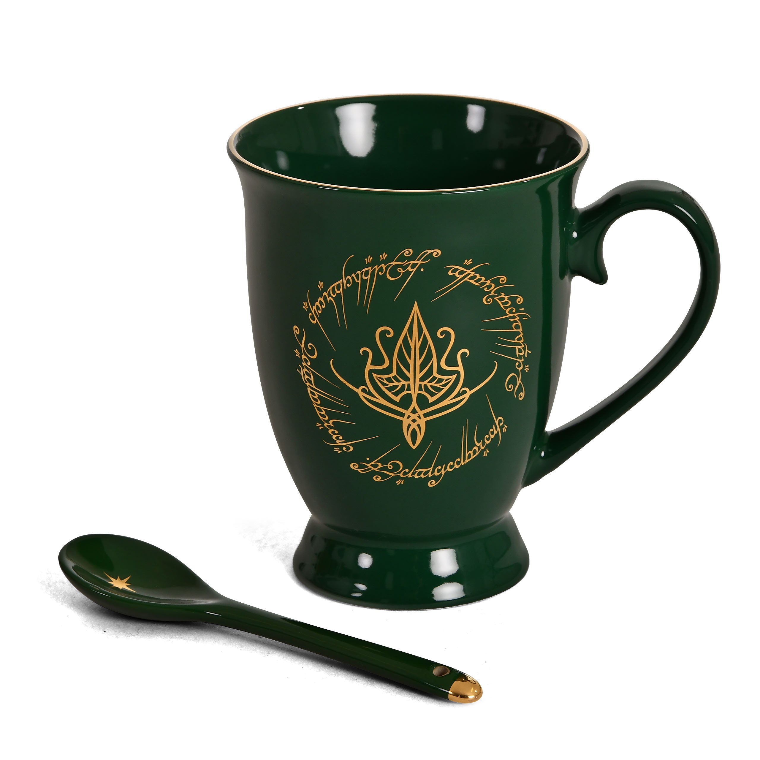 Imagen del producto El Señor de los Anillos - Taza Coleccionable Élfica con Cuchara