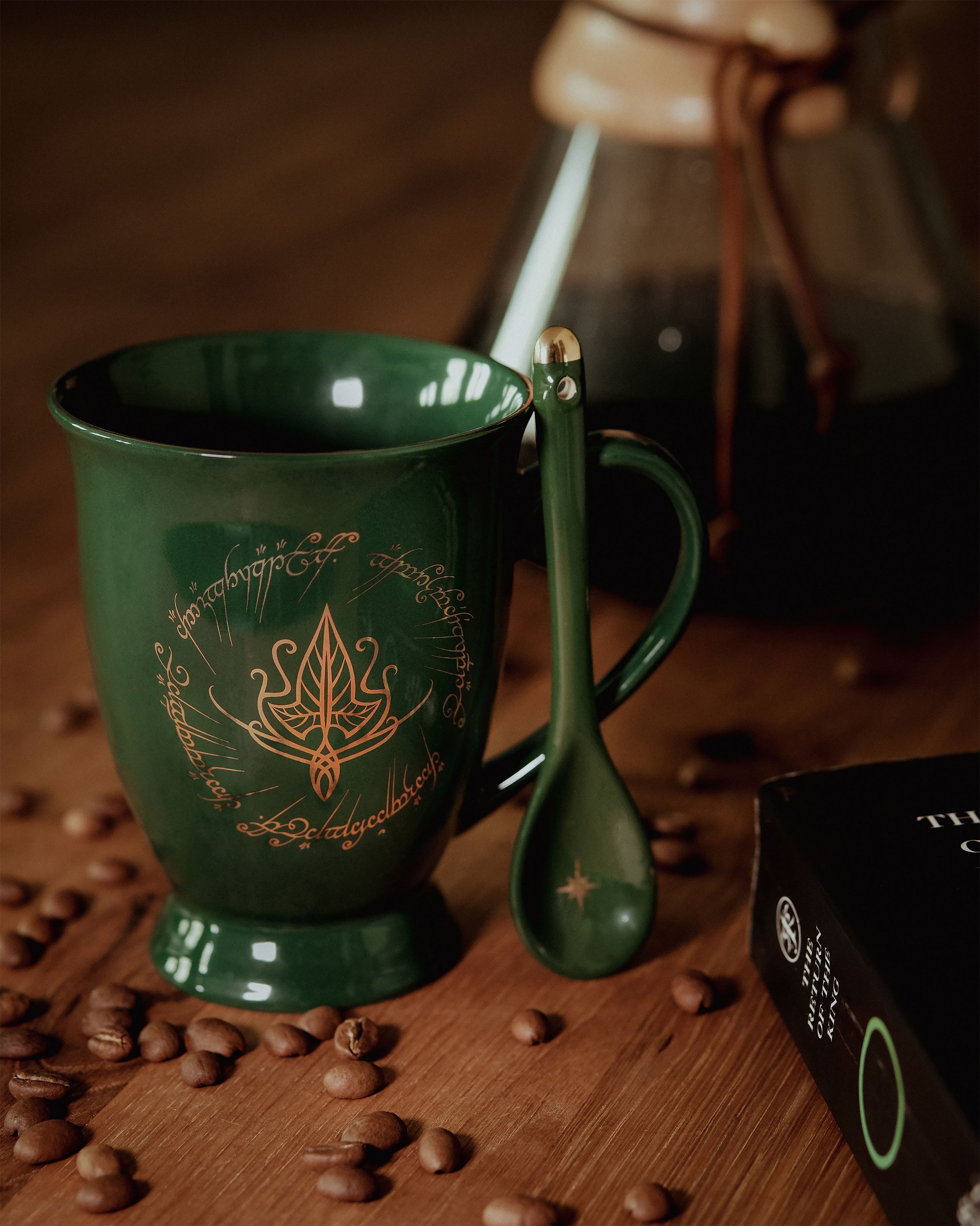 Imagen del producto El Señor de los Anillos - Taza Coleccionable Élfica con Cuchara