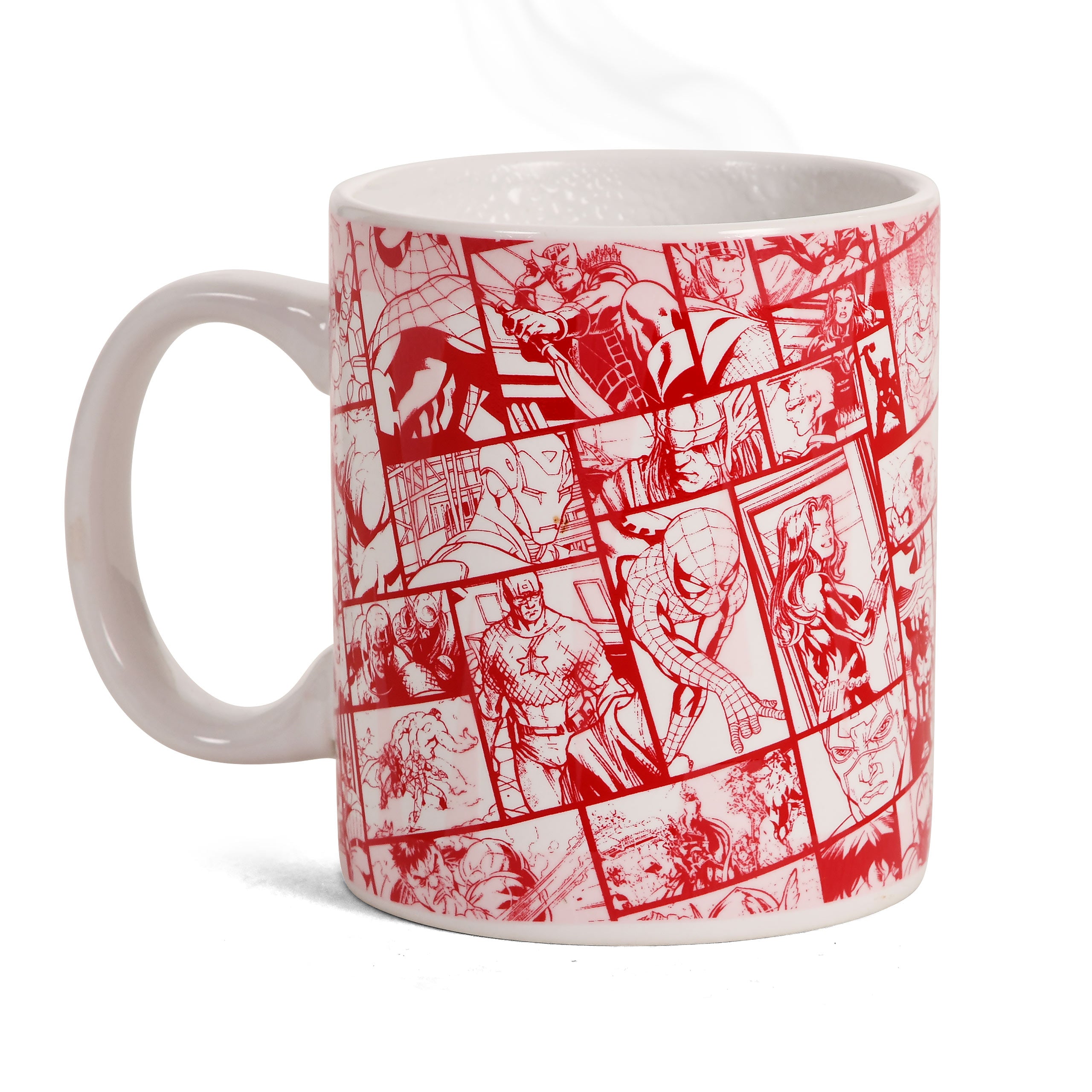 Imagen del producto Marvel - Taza de efecto térmico con logo de cómic