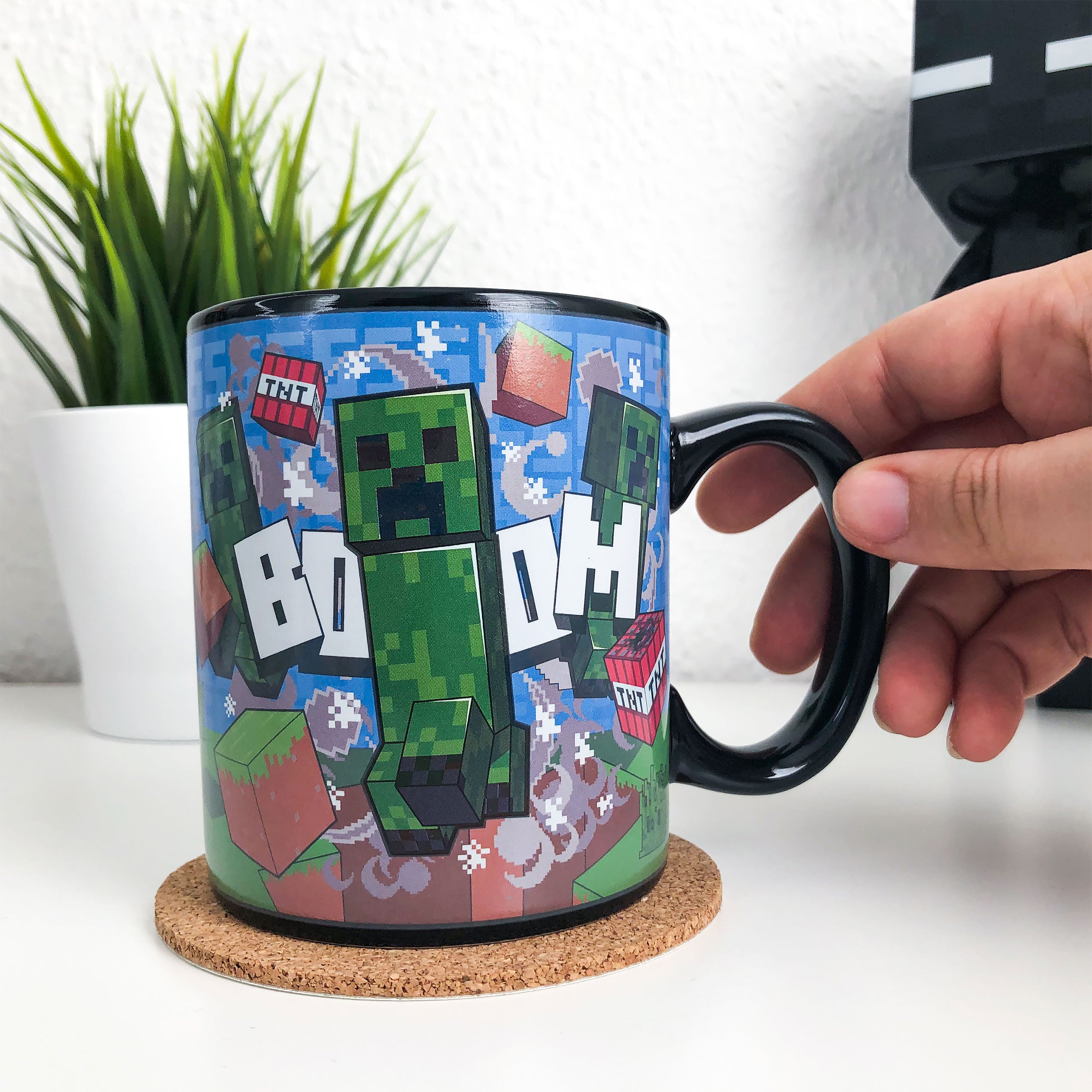 Imagen del producto Minecraft - Taza de efecto térmico Creeper