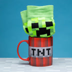 Imagen del producto Minecraft - Set de calcetines Creeper y taza TNT