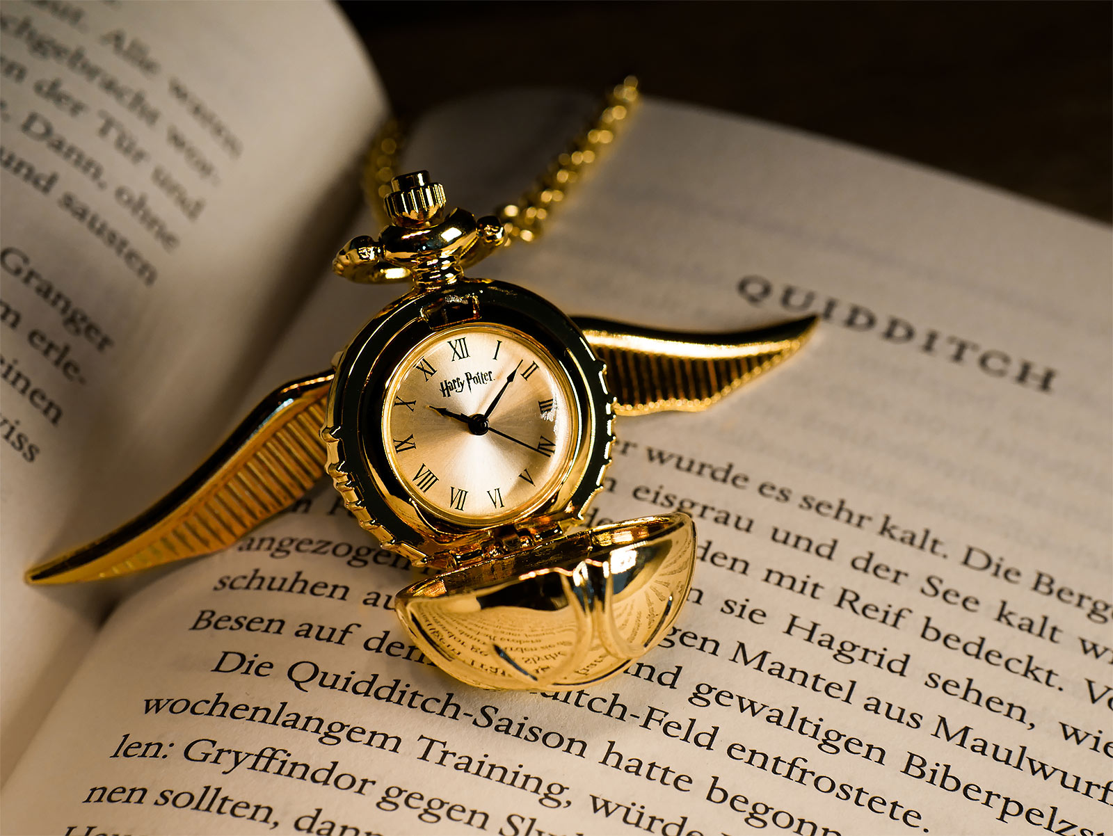 Imagen del producto Harry Potter - Collar de la Snitch Dorada con Reloj
