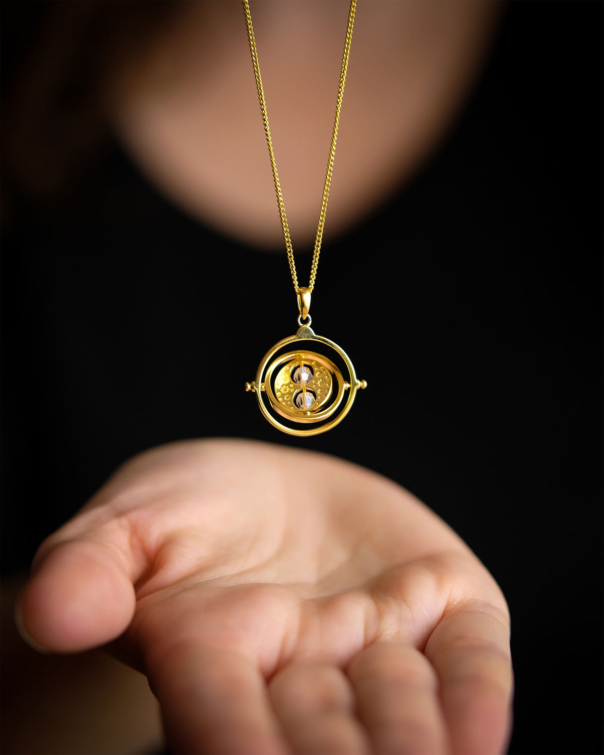 Imagen del producto Harry Potter - Collar Giratiempo con Cristales