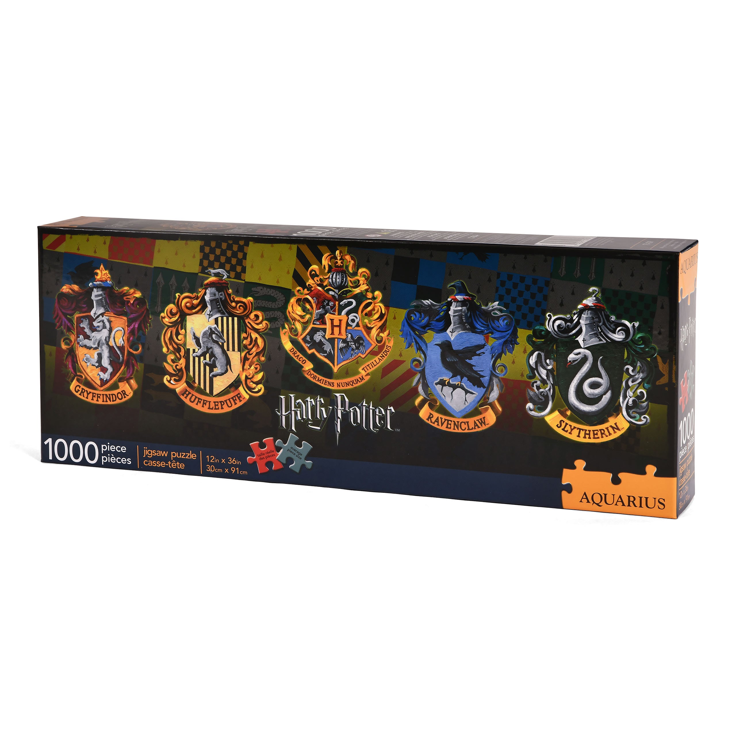 Imagen del producto Harry Potter - Puzzle Slim de escudos de casas 1000 piezas