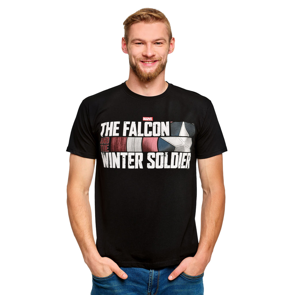 Imagen del producto The Falcon and the Winter Soldier - Camiseta con logo negra