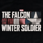 Imagen del producto The Falcon and the Winter Soldier - Camiseta con logo negra