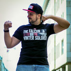 Imagen del producto The Falcon and the Winter Soldier - Camiseta con logo negra