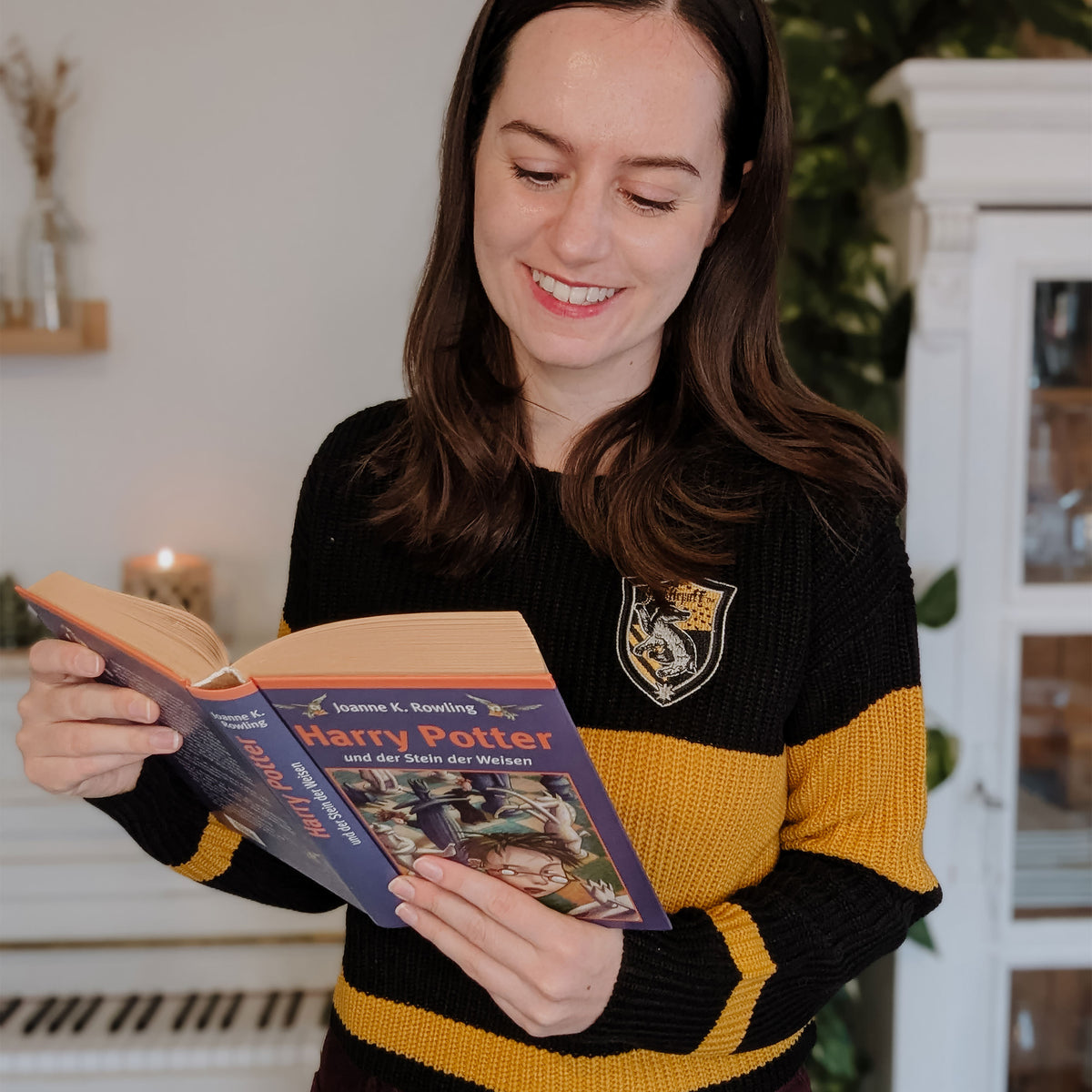 Imagen del producto Harry Potter - Jersey corto Hufflepuff para mujeres