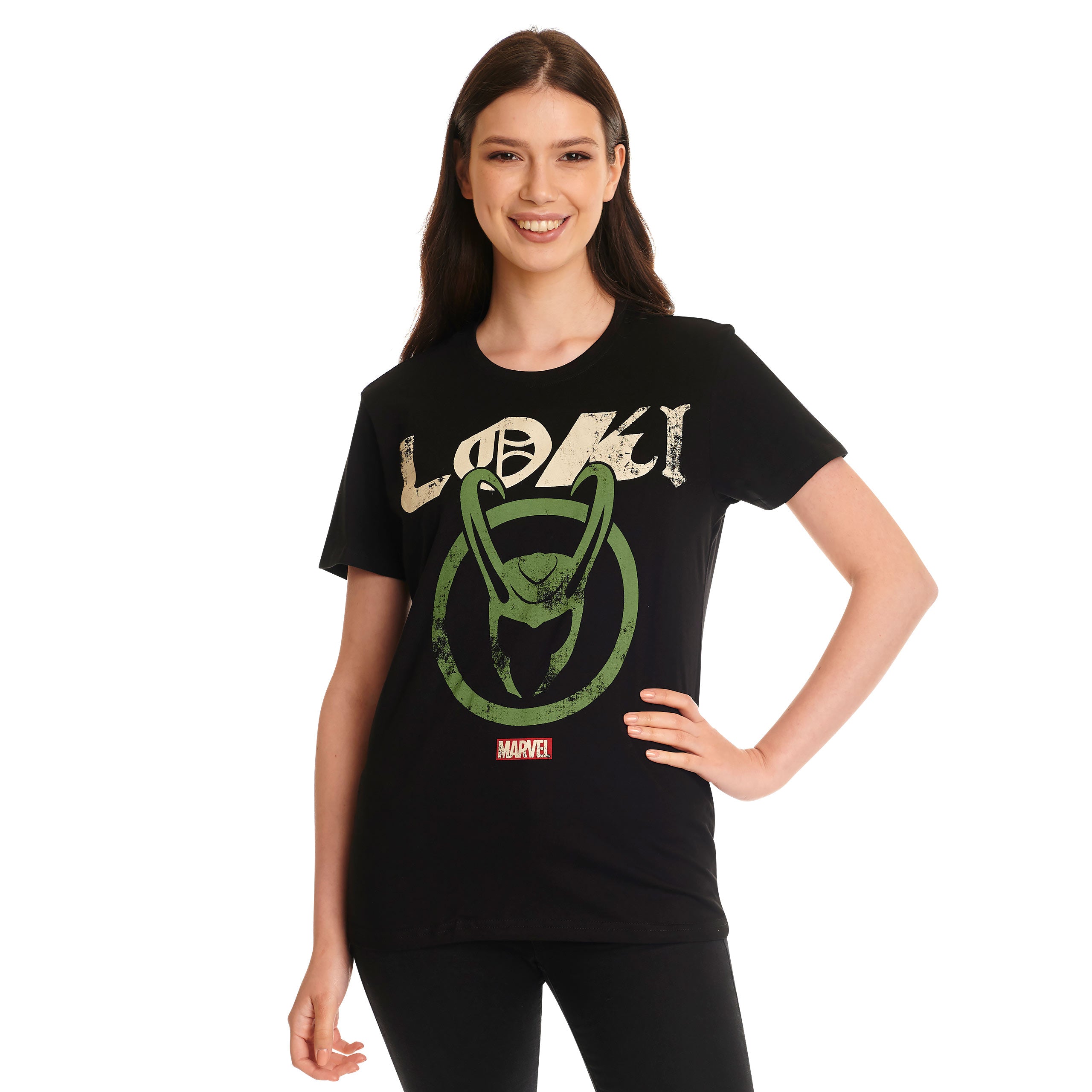 Imagen del producto Loki - Logo Badge Camiseta negra