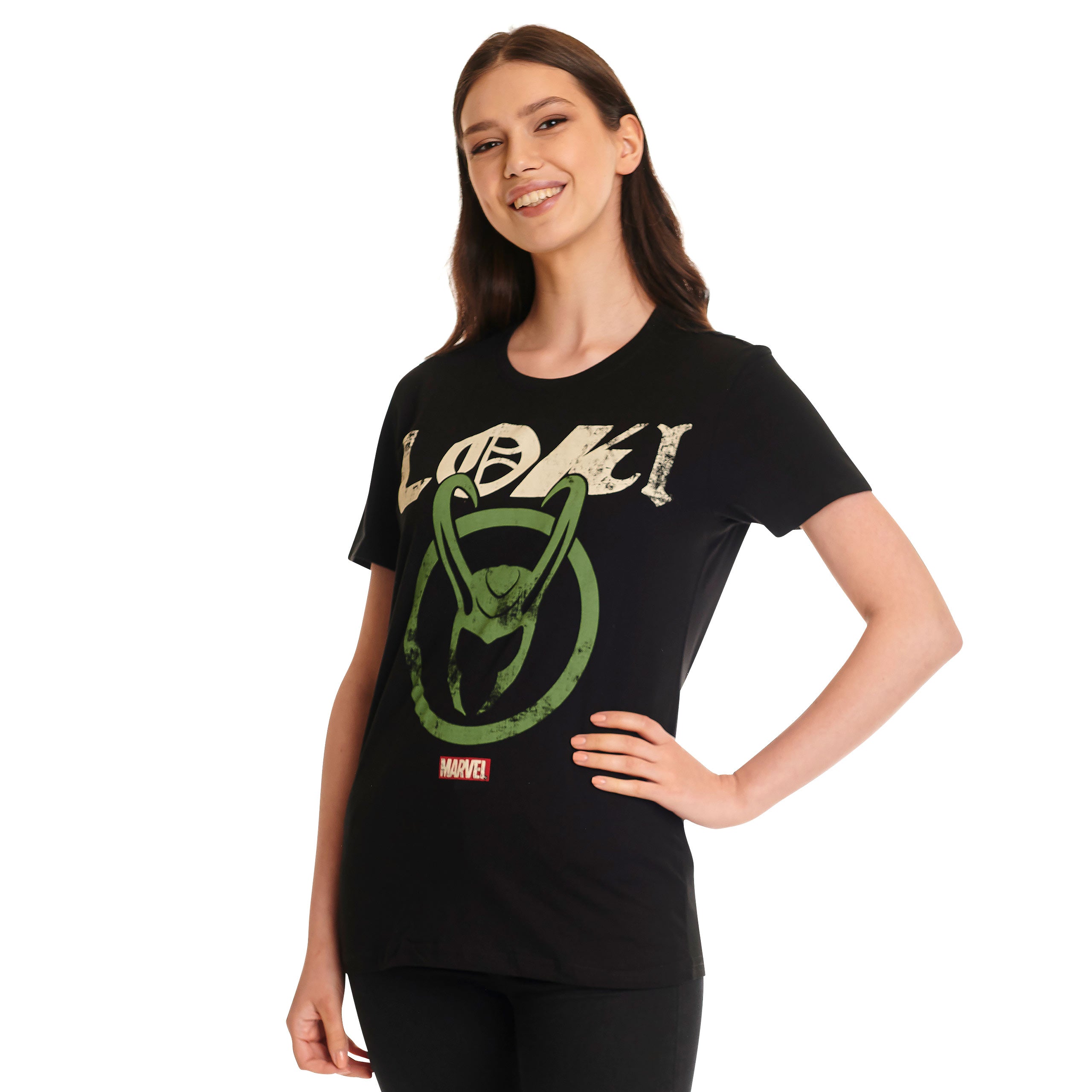 Imagen del producto Loki - Logo Badge Camiseta negra