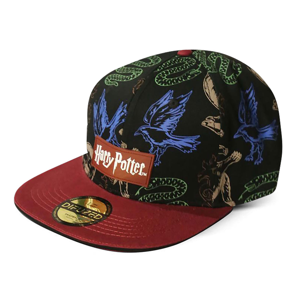 Product image Harry Potter - Hogwarts Crest Animals Snapback Cap