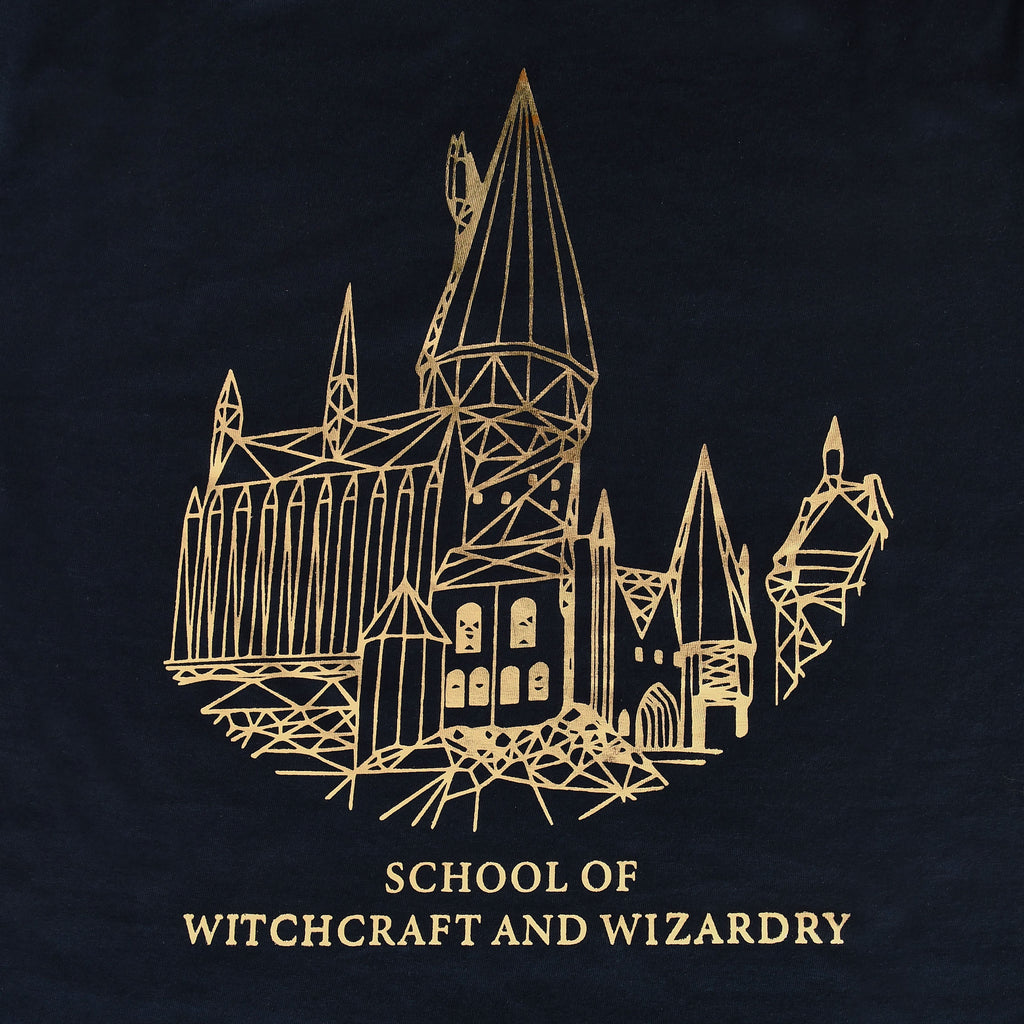 Imagen del producto Harry Potter - Camiseta Mujer Hogwarts School Azul