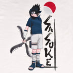 Imagen del producto Naruto - Camiseta blanca de Sasuke Uchiha